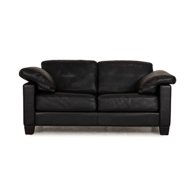 de Sede DS 17 Leder Zweisitzer Dunkelblau Sofa Couch
