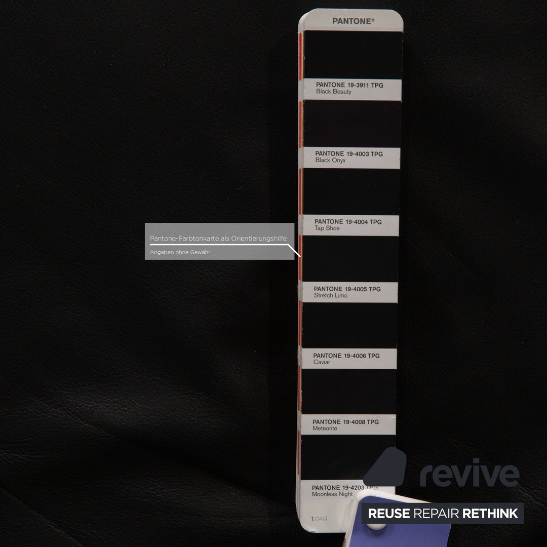 De Sede ds 2011 Leder Zweisitzer Schwarz Sofa Couch