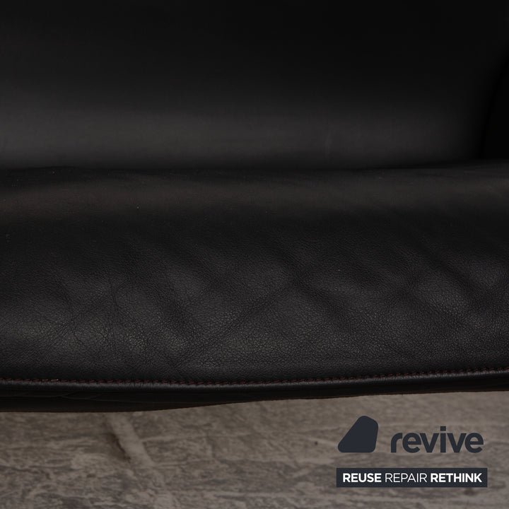 De Sede ds 2011 Leder Zweisitzer Schwarz Sofa Couch