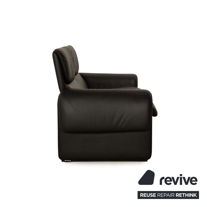de Sede ds 2011 Leder Zweisitzer Schwarz Sofa Couch