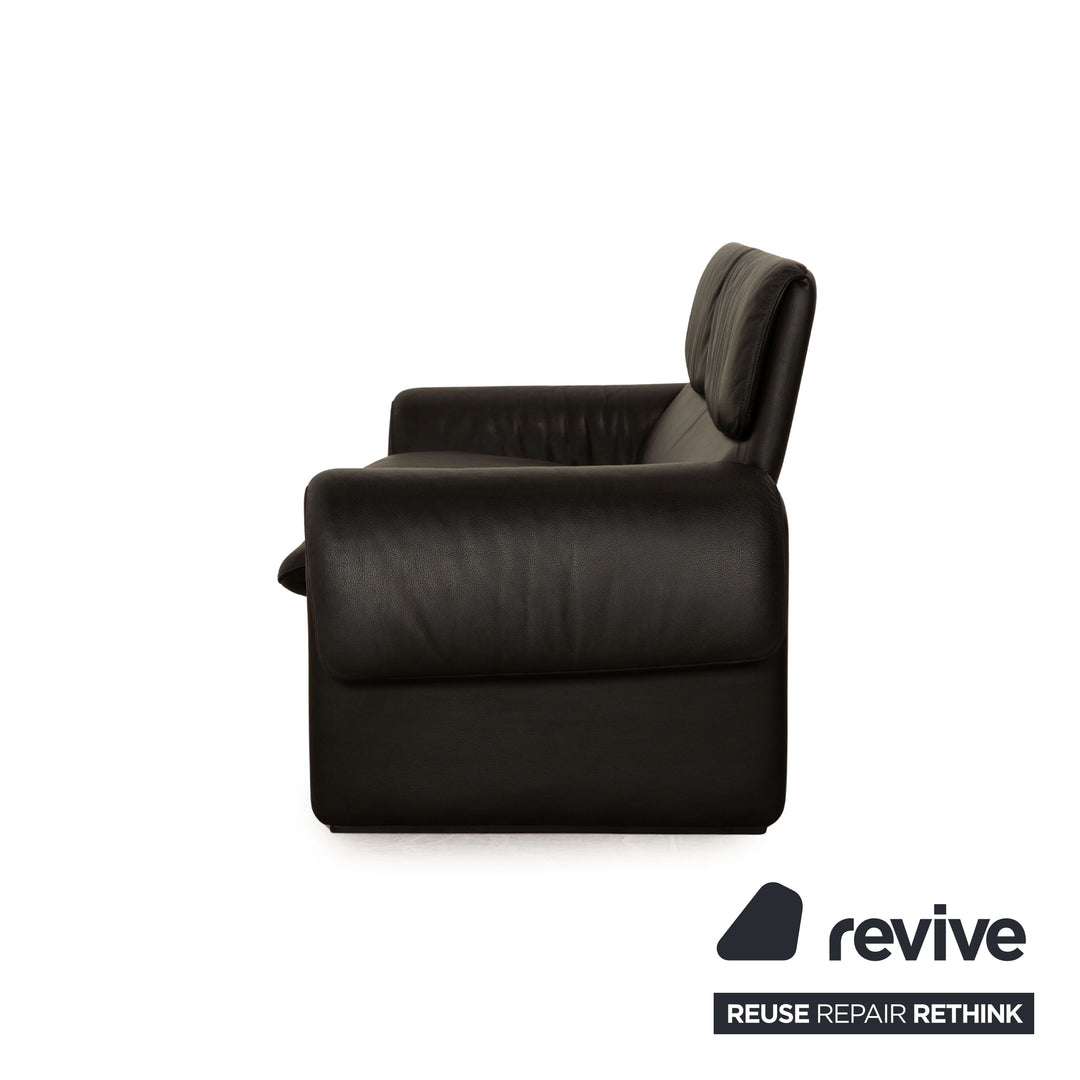 de Sede ds 2011 Leder Zweisitzer Schwarz Sofa Couch