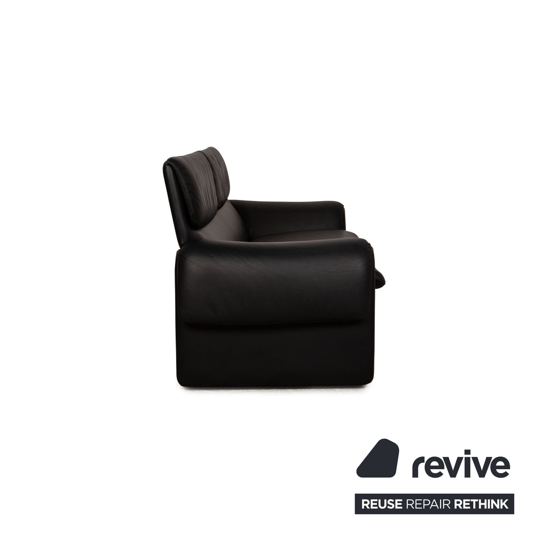 De Sede ds 2011 Leder Zweisitzer Schwarz Sofa Couch