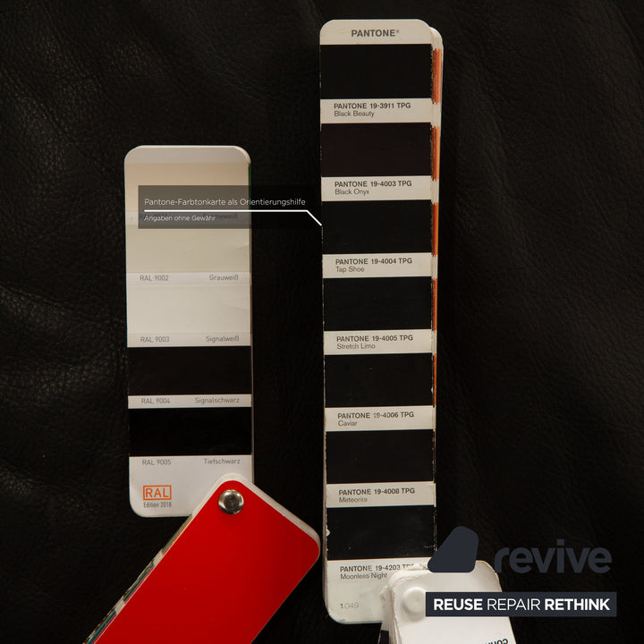 de Sede ds 2011 Leder Zweisitzer Schwarz Sofa Couch