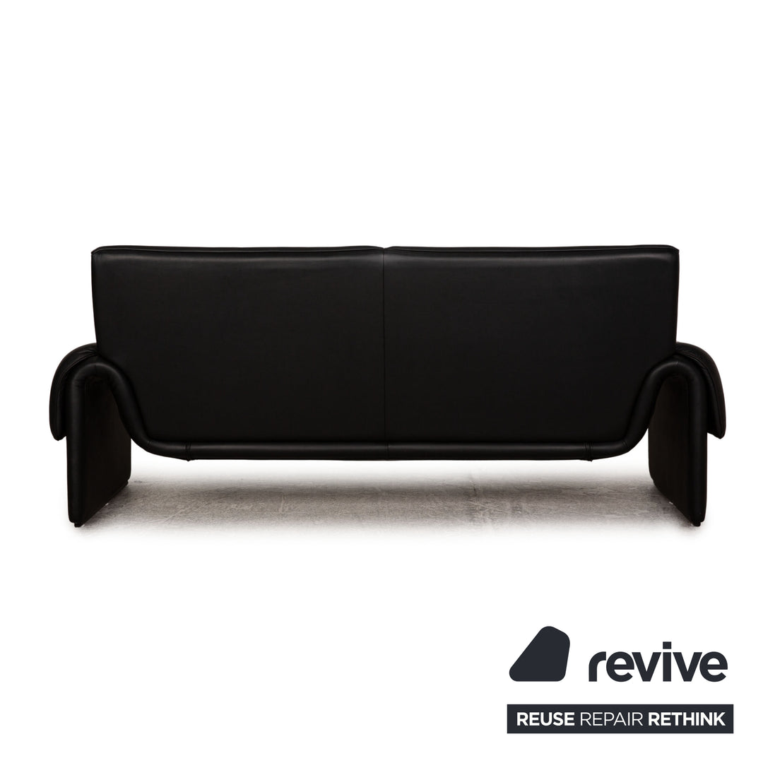 De Sede ds 2011 Leder Zweisitzer Schwarz Sofa Couch
