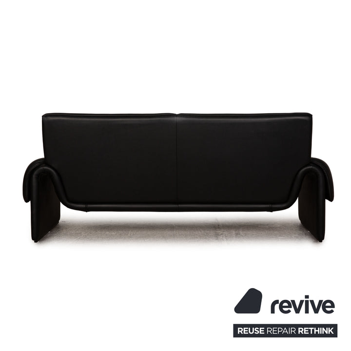 De Sede ds 2011 Leder Zweisitzer Schwarz Sofa Couch