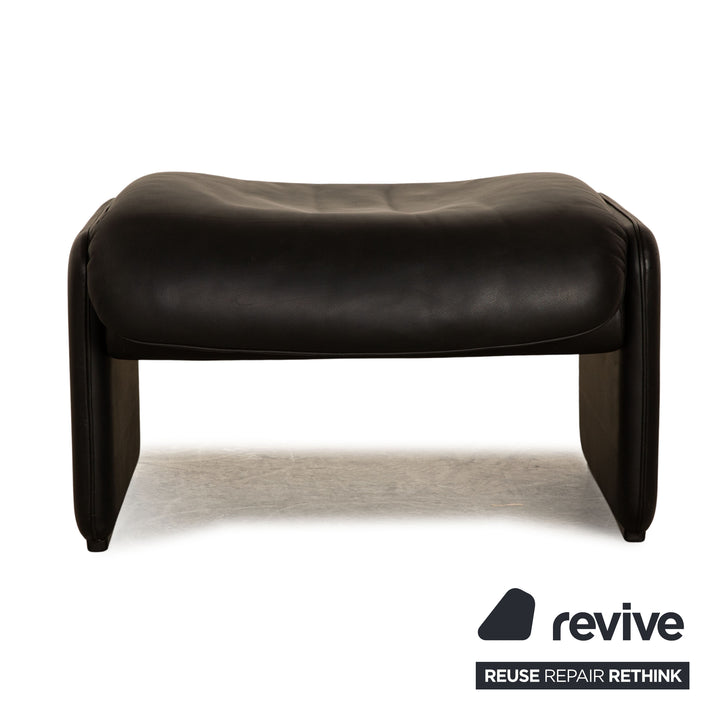 de Sede DS 2018 Leder Hocker Schwarz