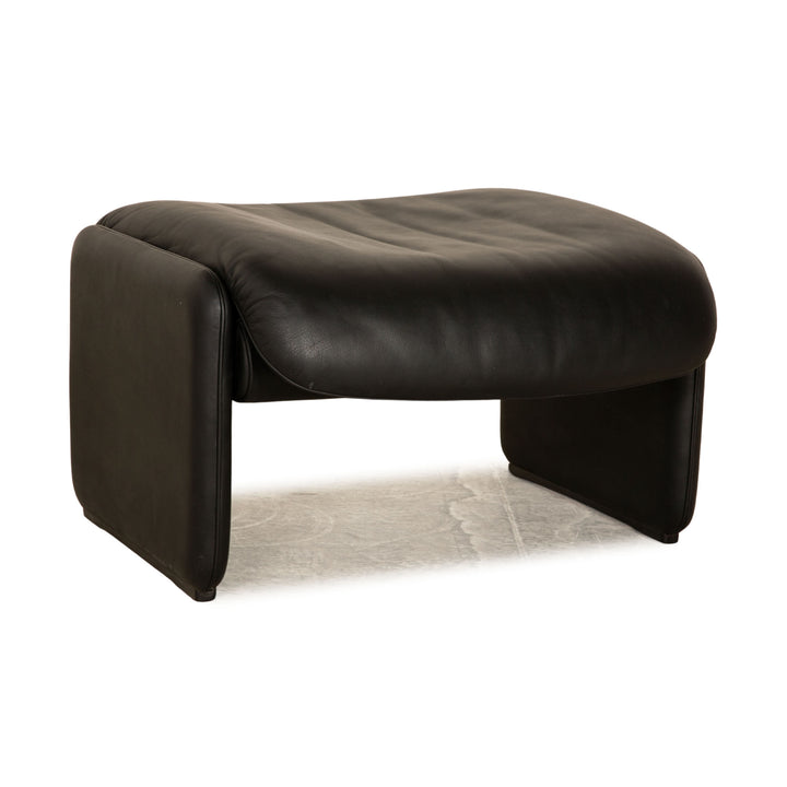 de Sede DS 2018 Leder Hocker Schwarz