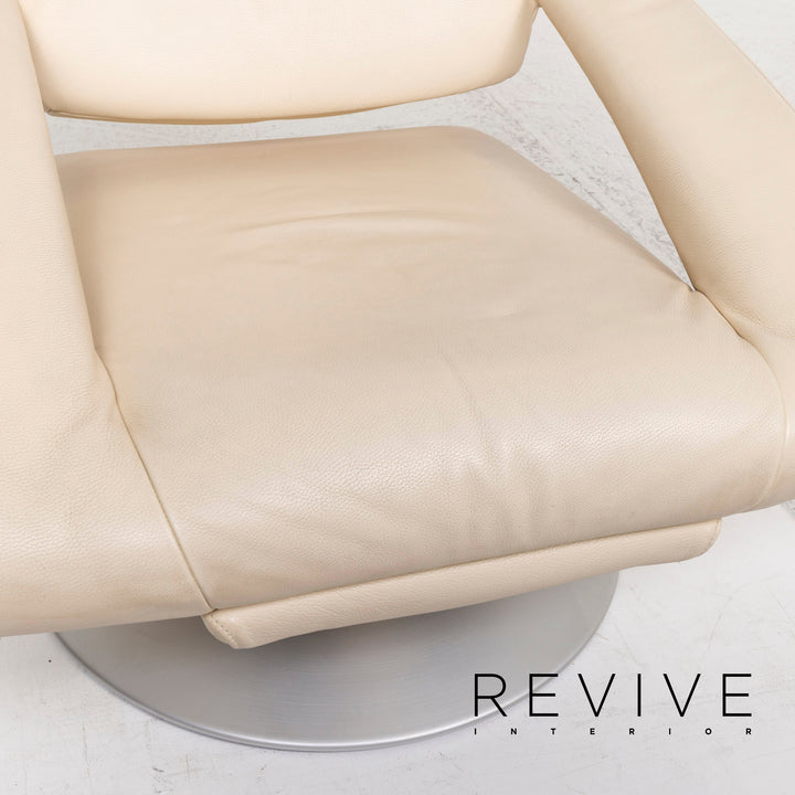 de Sede DS 255/11 Leder Sessel Creme Funktion Relaxfunktion #13189