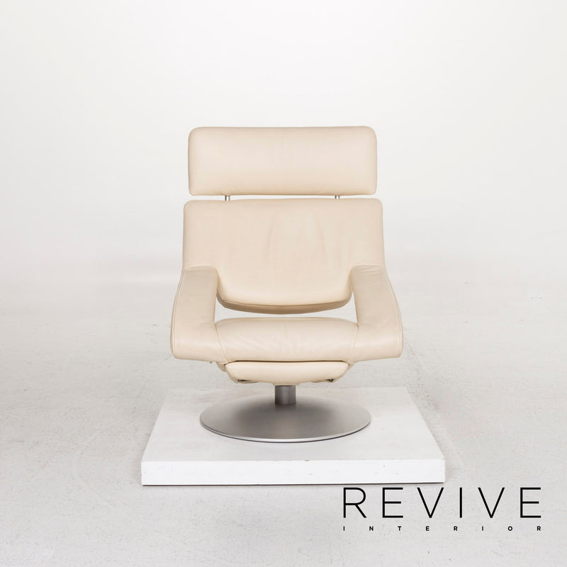 de Sede DS 255/11 Leder Sessel Creme Funktion Relaxfunktion 