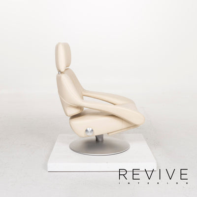 de Sede DS 255/11 Leder Sessel Creme Funktion Relaxfunktion #13189