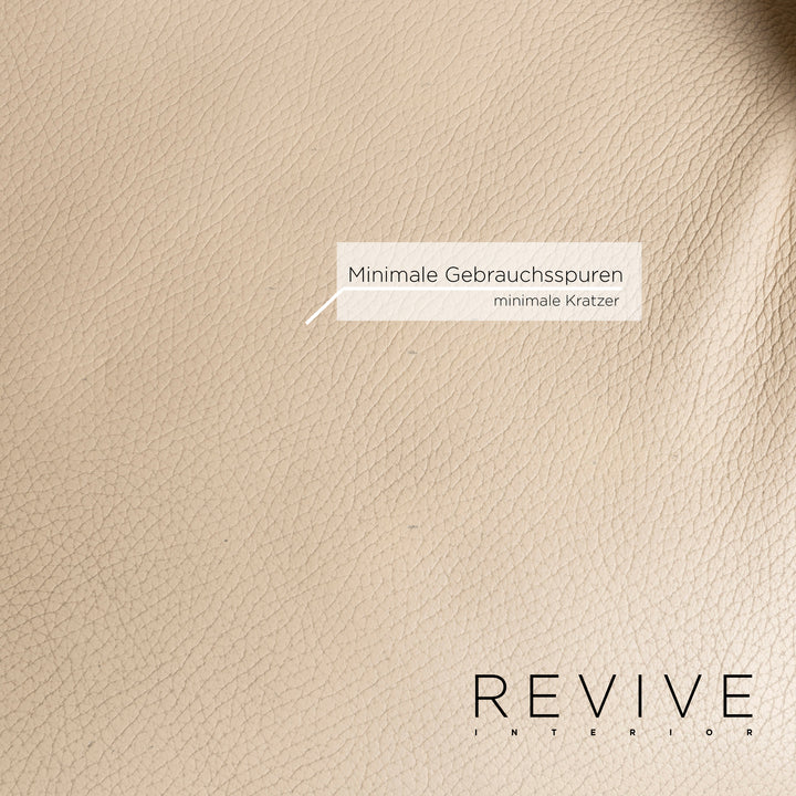 de Sede DS 255/11 Leder Sessel Creme Funktion Relaxfunktion #13189