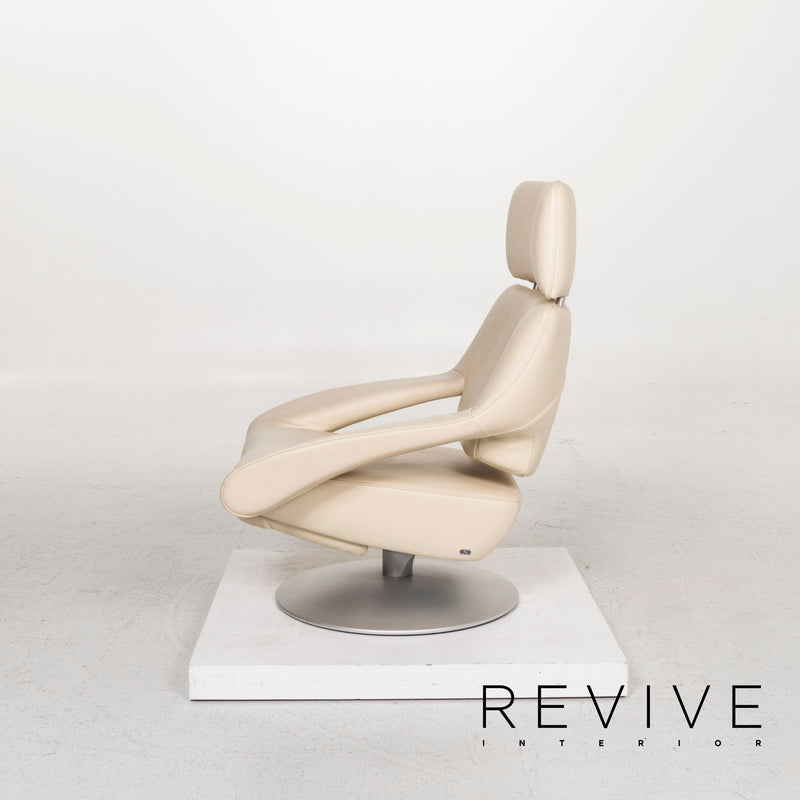 de Sede DS 255/11 Leder Sessel Creme Funktion Relaxfunktion 