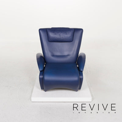de Sede DS 260 Leder Sessel Blau Relaxsessel Relaxfunktion Funktion #12937