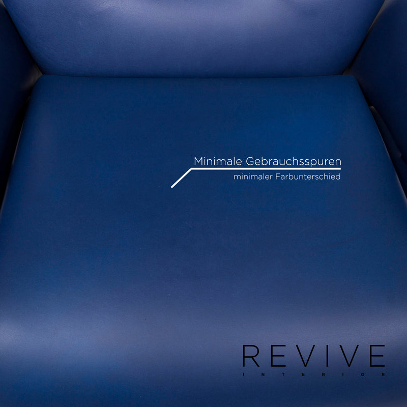 de Sede DS 260 Leder Sessel Blau Relaxsessel Relaxfunktion Funktion 