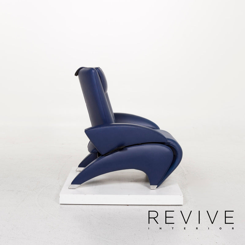 de Sede DS 260 Leder Sessel Blau Relaxsessel Relaxfunktion Funktion 