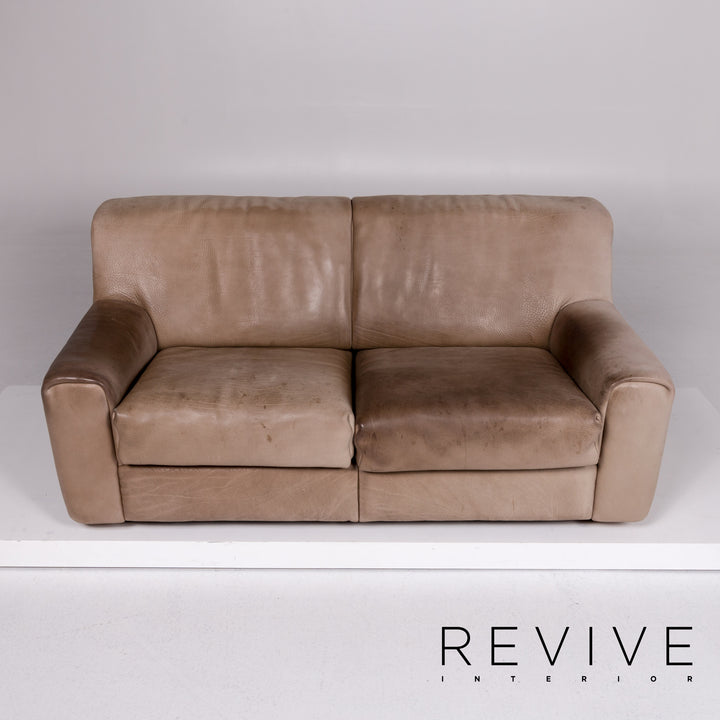 de Sede DS 42 Leder Sofa Braun Zweisitzer Couch #10340
