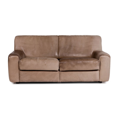 de Sede DS 42 Leder Sofa Braun Zweisitzer Couch #10340