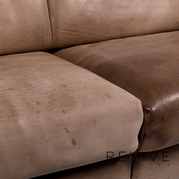 de Sede DS 42 Leder Sofa Braun Zweisitzer Couch #10340