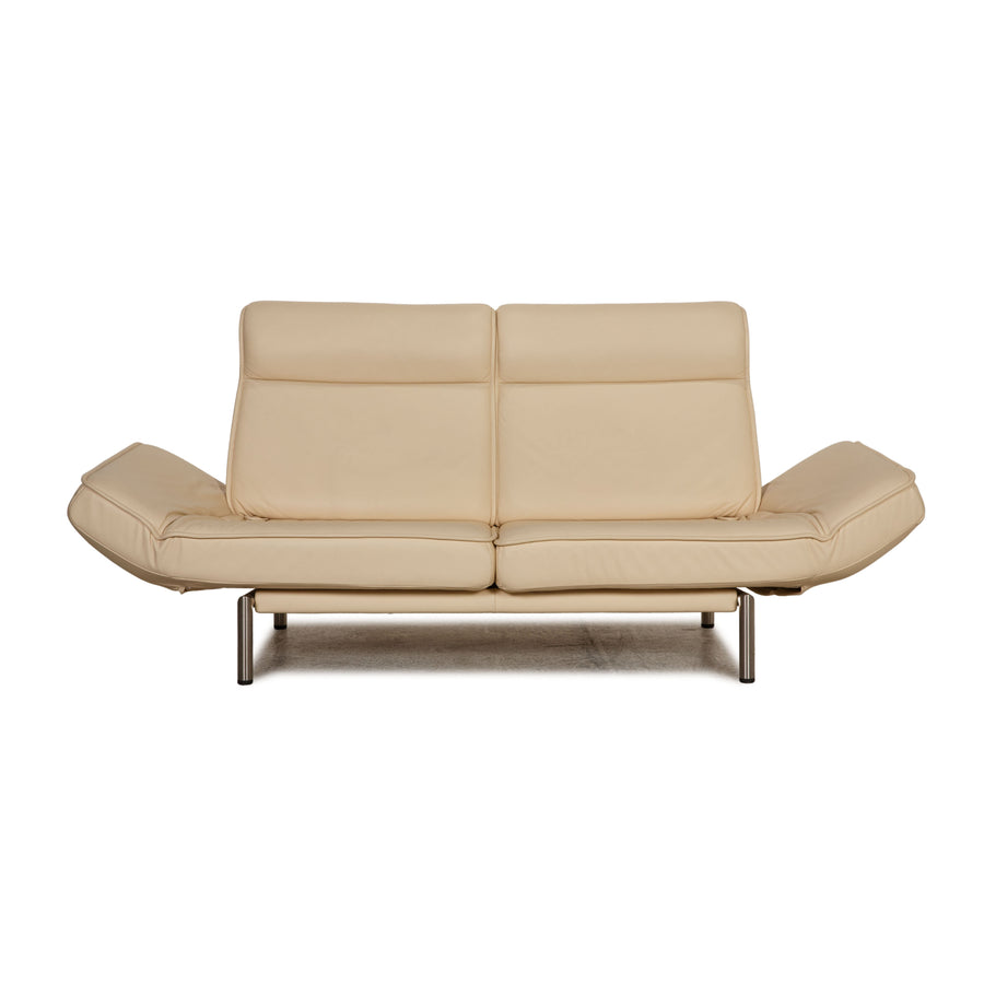 de Sede DS 450 leather sofa cream two-seater couch function relax function