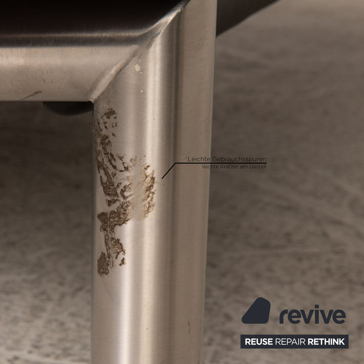 de Sede DS 450 Leder Sofa Schwarz Zweisitzer Couch Funktion Relaxfunktion