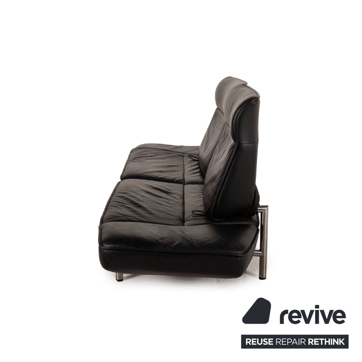 de Sede DS 450 Leder Sofa Schwarz Zweisitzer Funktion