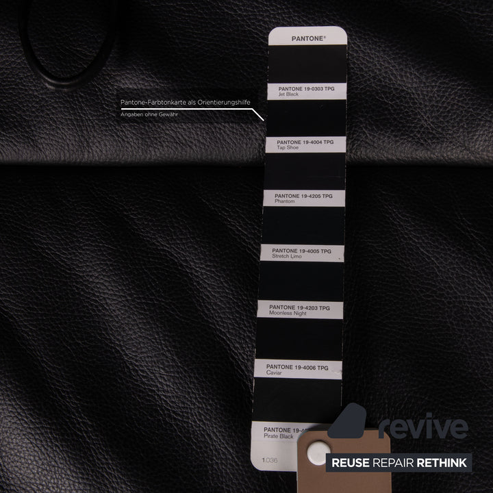 de Sede DS 450 Leder Sofa Schwarz Zweisitzer Funktion