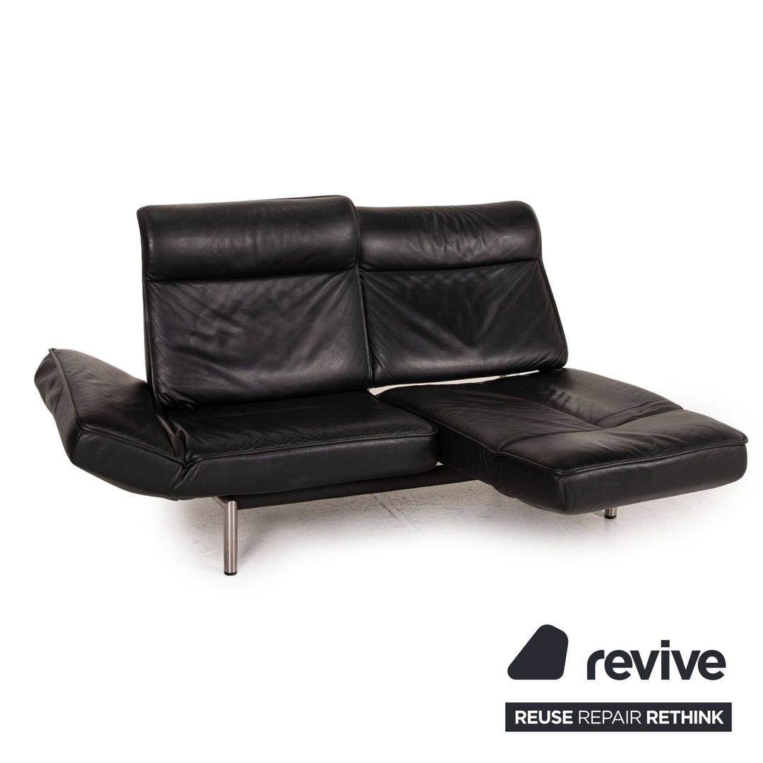 de Sede DS 450 Leder Sofa Schwarz Zweisitzer Funktion