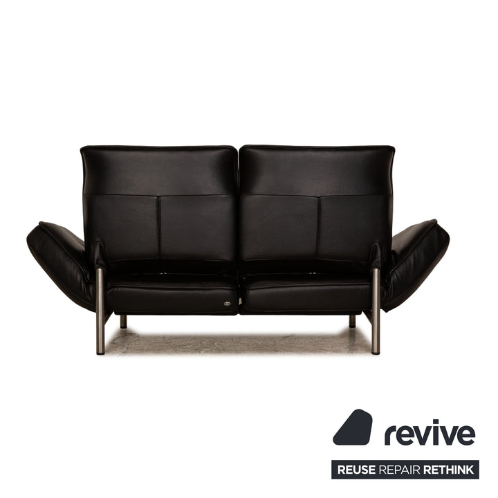 de Sede DS 450 Leder Zweisitzer Schwarz Sofa Couch Funktion