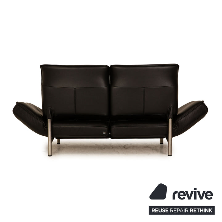 de Sede DS 450 Leder Zweisitzer Schwarz Sofa Couch Funktion