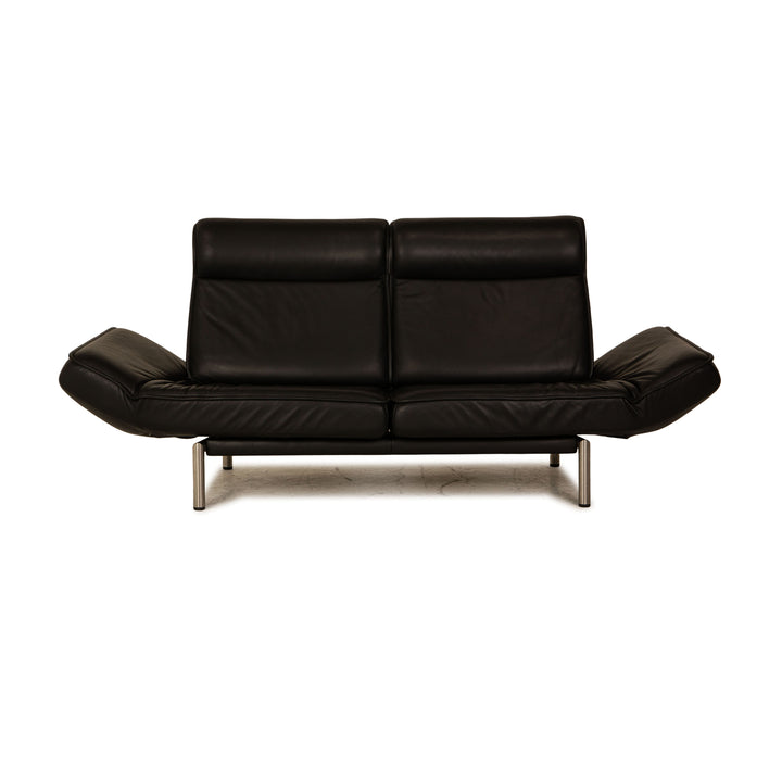de Sede DS 450 Leder Zweisitzer Schwarz Sofa Couch Funktion