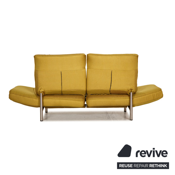 de Sede DS 450 Stoff Sofa Grün Zweisitzer Funktion Relaxfunktion