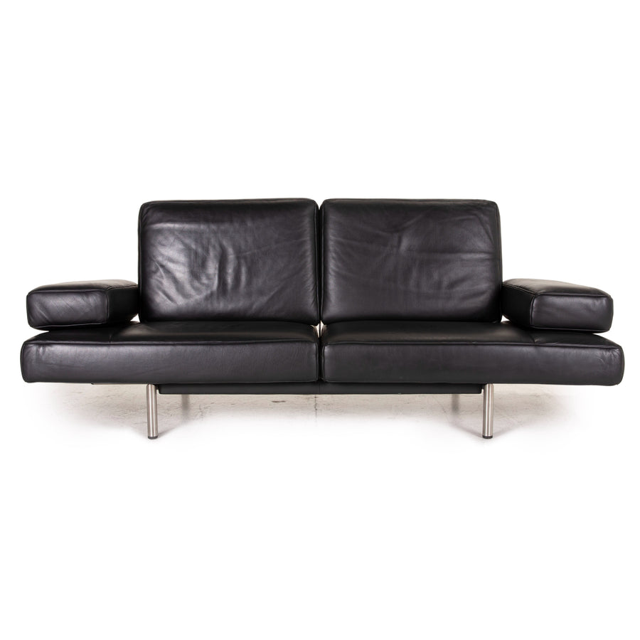 de Sede DS 460 Leder Sofa Schwarz Zweisitzer Relaxfunktion Funktion Couch