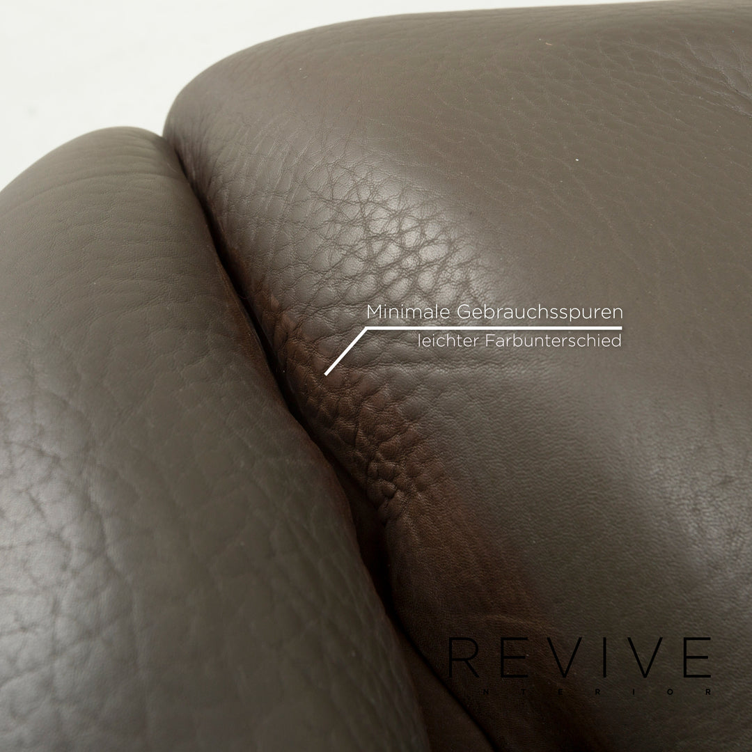 de Sede ds 47 Braun Dreisitzer #13086