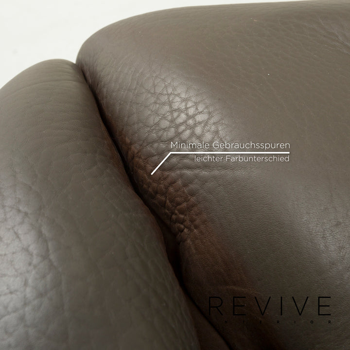 de Sede ds 47 Braun Dreisitzer #13086