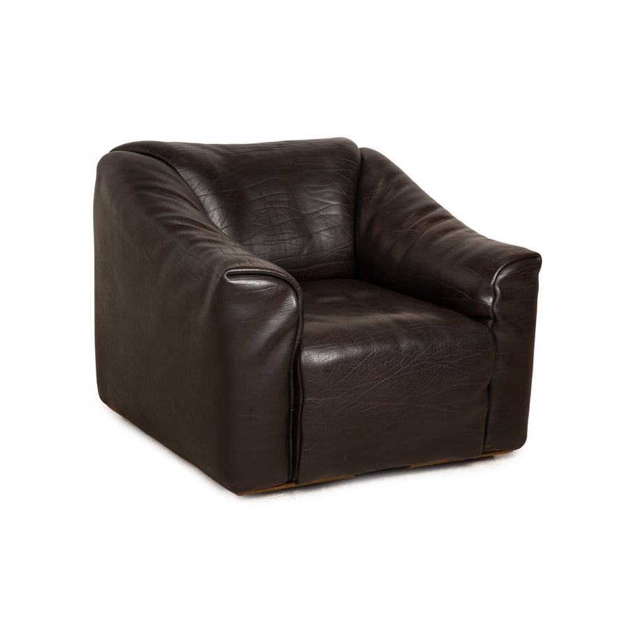 de Sede DS 47 Designer Leder Sessel Braun Einsitzer Echtleder manuelle Funktion