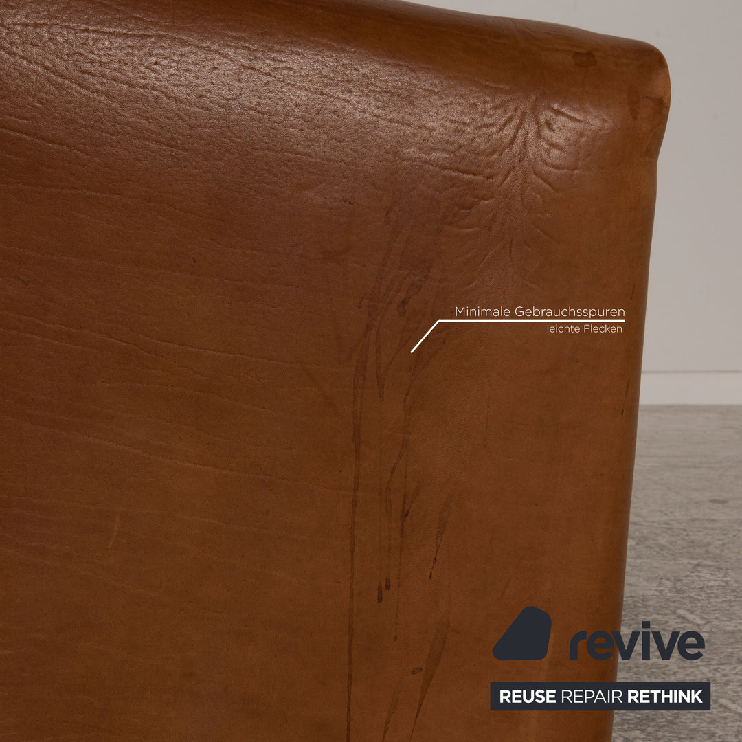 de Sede DS 47 three-seater leather brown sofa couch