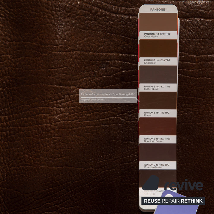 de Sede DS 47 three-seater leather brown sofa couch