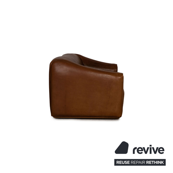 de Sede DS 47 three-seater leather brown sofa couch