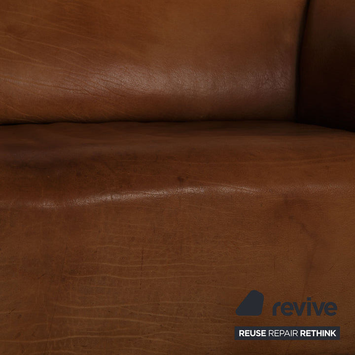 de Sede ds 47 Leder Dreisitzer Braun Sofa Couch
