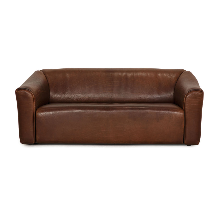 de Sede ds 47 Leder Dreisitzer Braun Sofa Couch