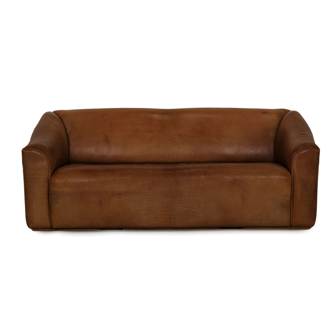 de Sede ds 47 Leder Dreisitzer Braun Sofa Couch