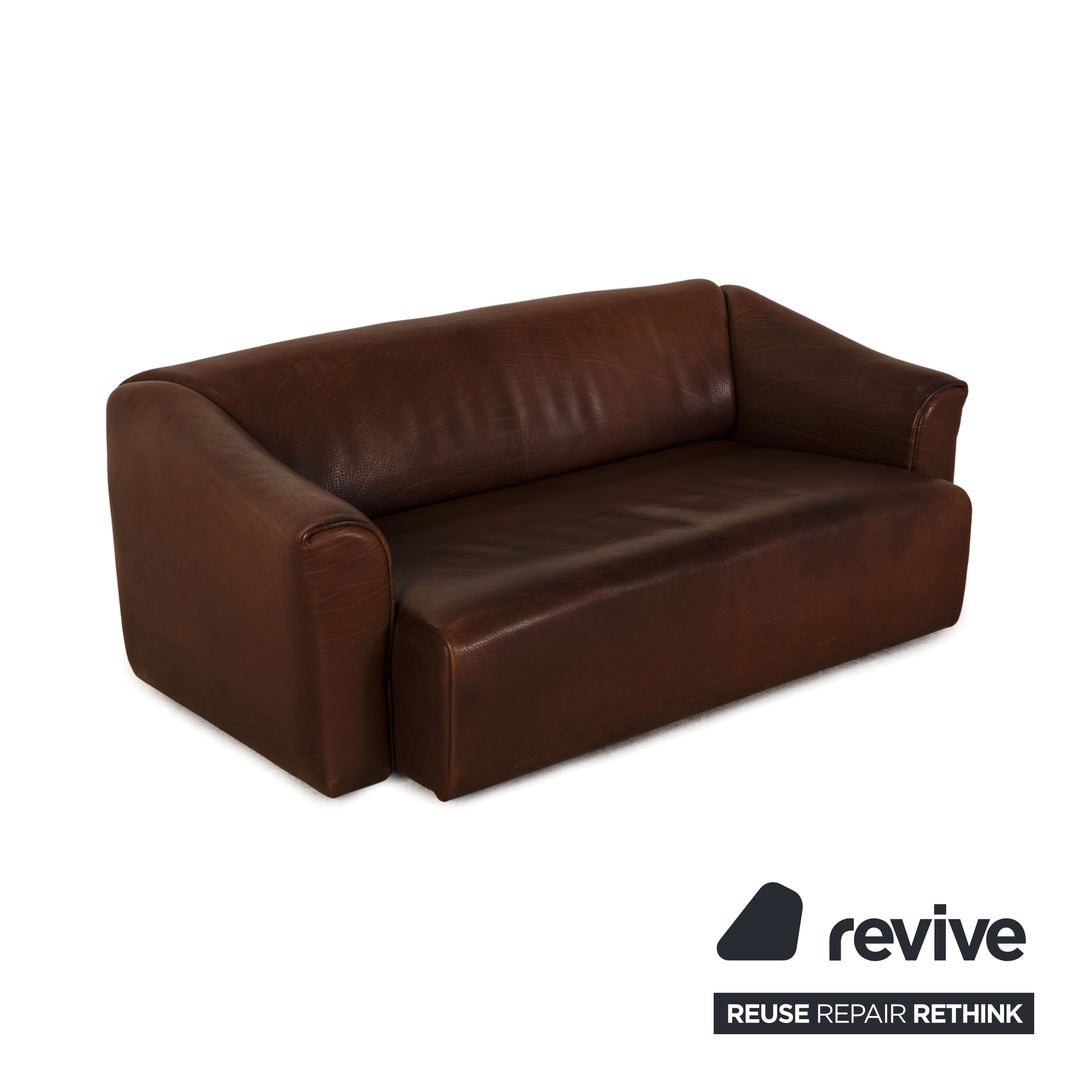 de Sede ds 47 Leder Dreisitzer Braun Sofa Couch