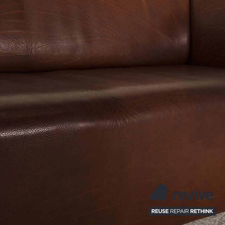 de Sede ds 47 Leder Dreisitzer Braun Sofa Couch