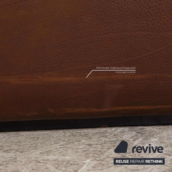 de Sede ds 47 Leder Dreisitzer Braun Sofa Couch