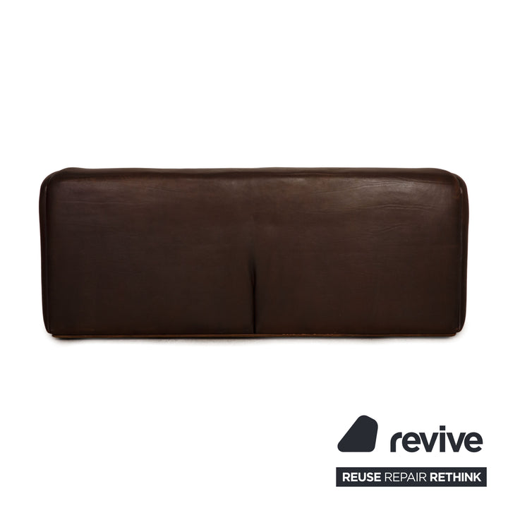 de Sede ds 47 leather three-seater brown sofa couch function