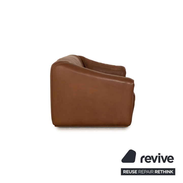 de Sede ds 47 Leder Dreisitzer Braun Sofa Couch Funktion