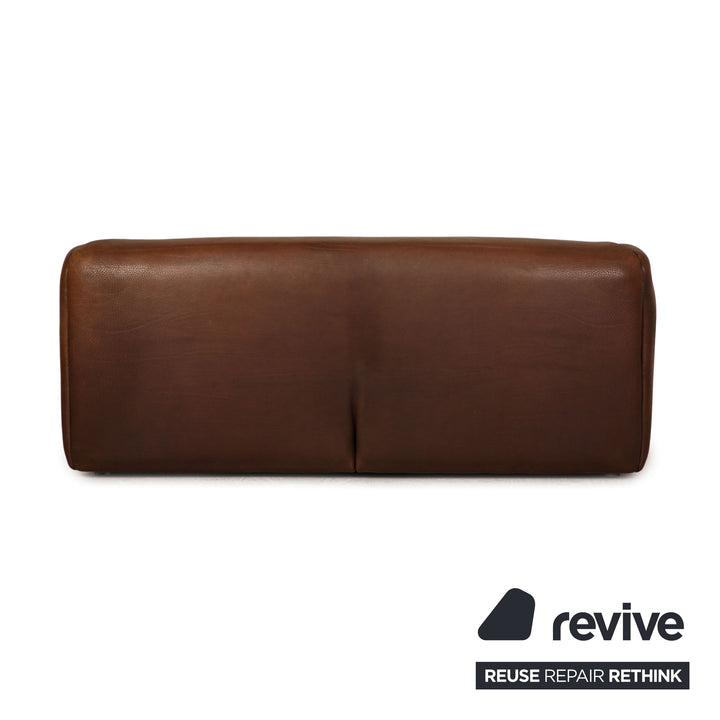 de Sede ds 47 Leder Dreisitzer Braun Sofa Couch