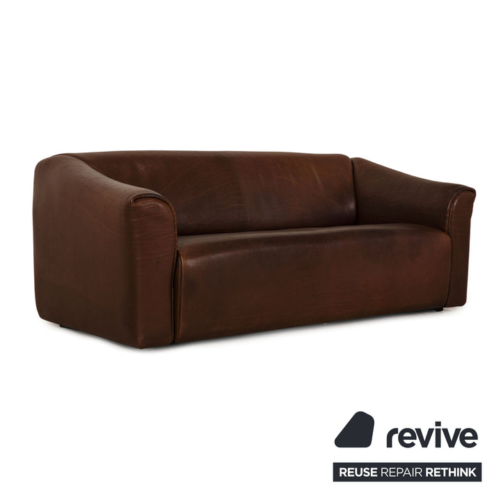 de Sede ds 47 Leder Dreisitzer Braun Sofa Couch