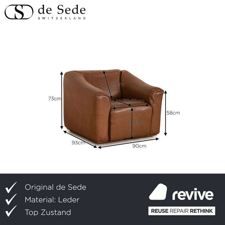 de Sede ds 47 Leder Sessel Braun Funktion