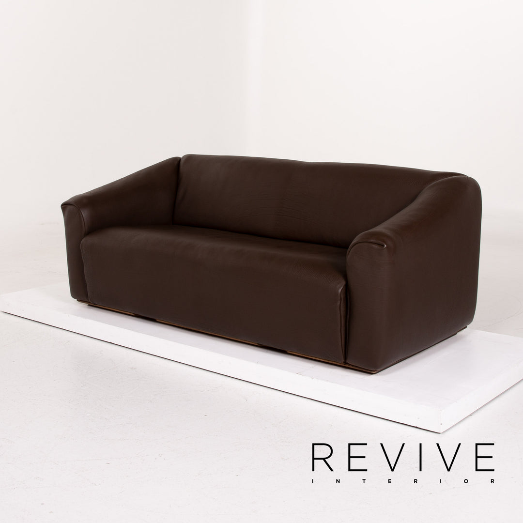 de Sede ds 47 leather sofa brown three-seater #14460